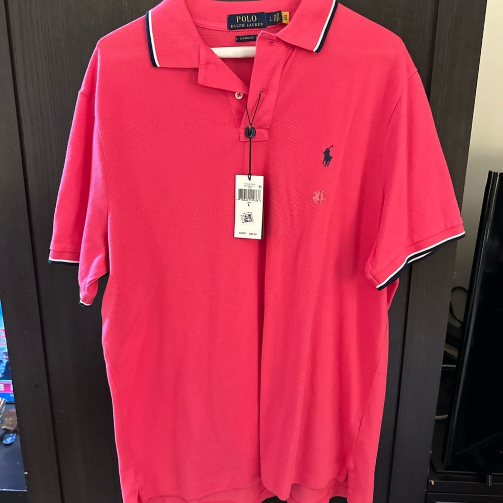 Polo Ralph Lauren Pink Polo Shirt